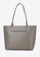 Faux leather shopper bag, grey, 97-4Y-631-8, Photo 3