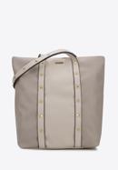 Handbag, grey-beige, 94-4Y-716-1, Photo 1