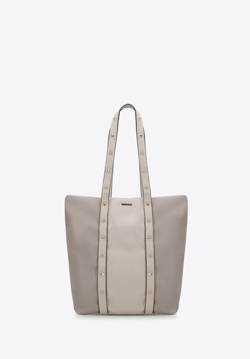 Handbag, grey-beige, 94-4Y-716-1, Photo 2