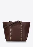 Studded strap shopper bag, brown, 97-4Y-771-8, Photo 2