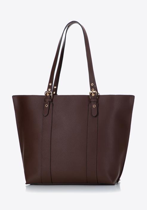 Studded strap shopper bag, brown, 97-4Y-771-8, Photo 3