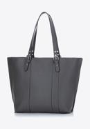 Studded strap shopper bag, grey, 97-4Y-771-3, Photo 3