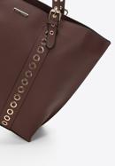 Studded strap shopper bag, brown, 97-4Y-771-8, Photo 5