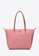 Women's large nylon shopper bag, pink, 97-4Y-101-9, Photo 2