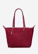 Women's large nylon shopper bag, burgundy, 97-4Y-101-7, Photo 3