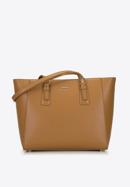 Shopper bag with adjustable shoulder straps, camel, 92-4Y-610-50, Photo 1