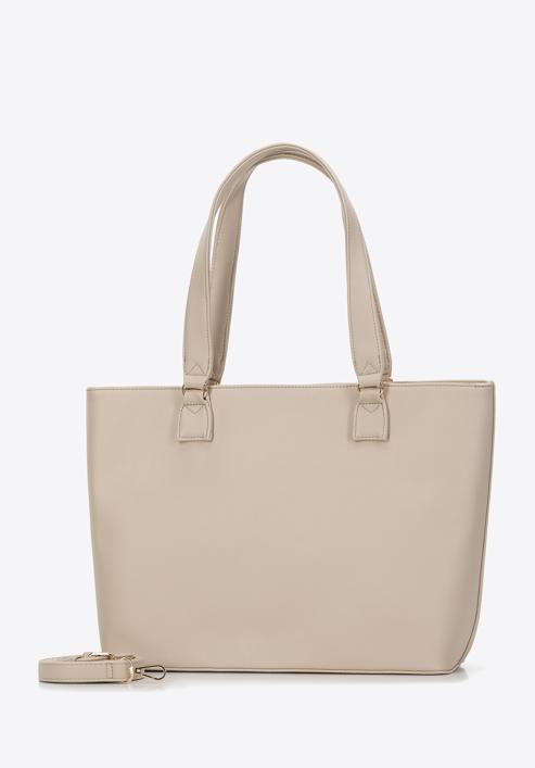 Shopper bag with removable pouch 'pro eco', light beige, 97-4Y-231-4, Photo 4