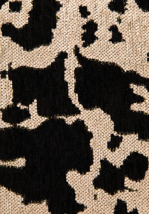 Torebka shopperka ze wstawką w zwierzęcy wzór, brązowy, 98-4Y-007-X1, Zdjęcie 6