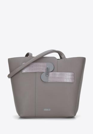 Handbag, grey, 94-4Y-602-8, Photo 1