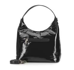 Chevron quilted hobo bag, black, 93-4Y-409-1, Photo 1