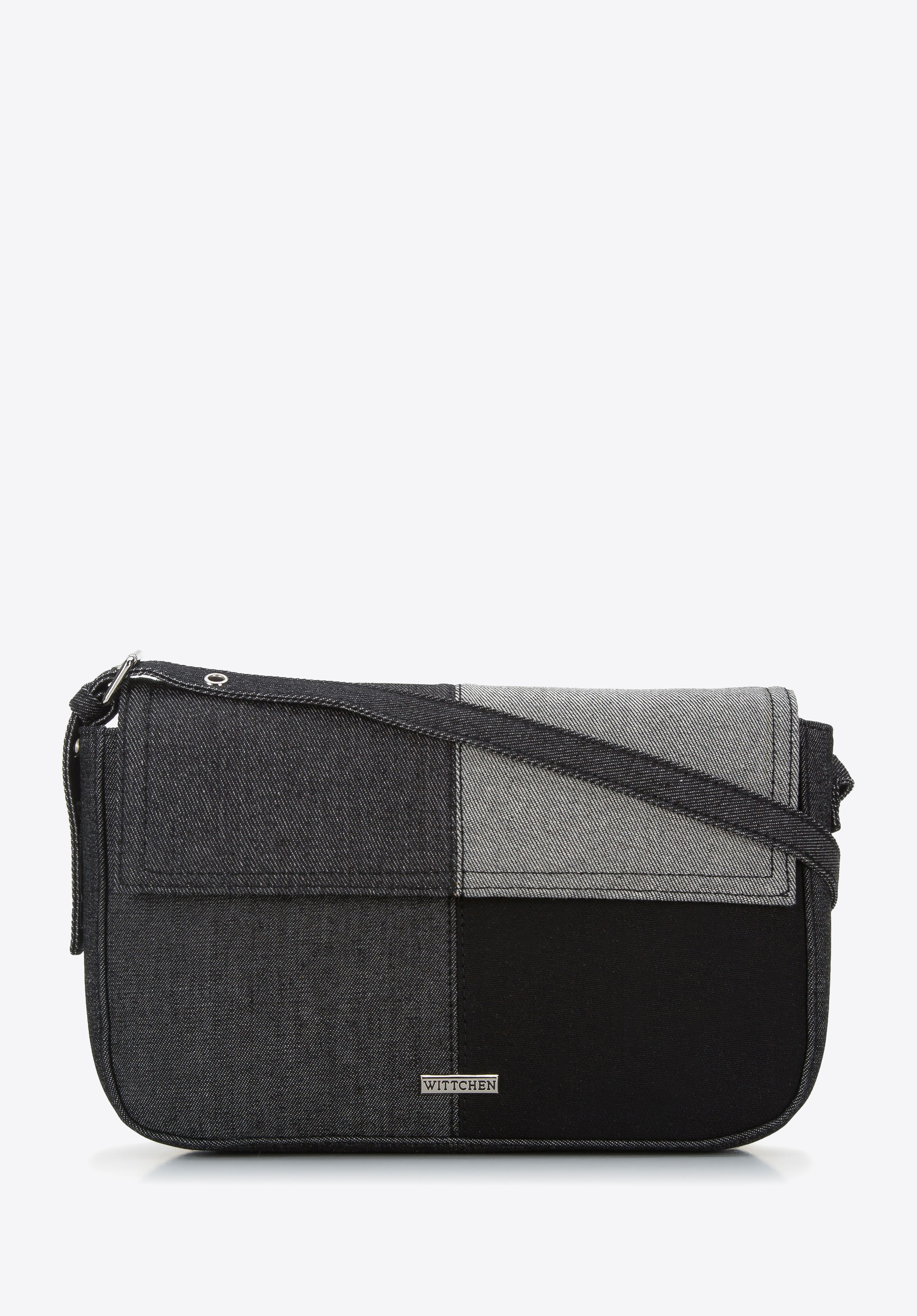 Torebka w dżinsowy patchwork