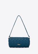 Quilted faux leather handbag, turquoise, 93-4Y-543-Z, Photo 2