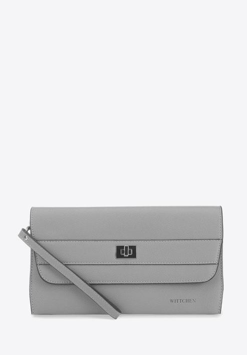 Women's evening handbag, grey, 91-4E-623-N, Photo 1