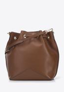 Leather hobo bag, brown, 95-4E-622-1, Photo 2