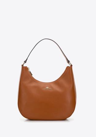 Leather hobo bag, brown, 97-4E-622-9, Photo 1
