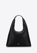 Faux leather hobo bag, black, 97-4Y-511-0, Photo 1