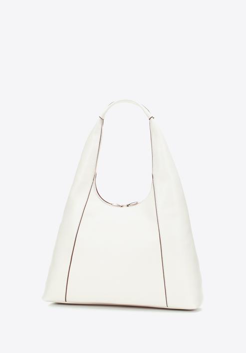 Faux leather hobo bag, ecru, 97-4Y-511-0, Photo 2