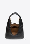 Faux leather hobo bag, black, 97-4Y-511-0, Photo 4