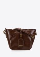 Small faux leather hobo bag, brown, 98-4Y-004-5, Photo 2
