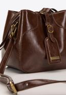 Small faux leather hobo bag, brown, 98-4Y-004-5, Photo 5