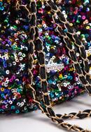 Sequin hobo bag on chain, multicoloured, 98-4Y-024-1, Photo 6