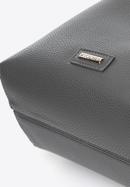 Faux leather hobo bag, dark grey, 97-4Y-239-4, Photo 7