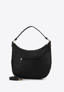 Faux leather studded hobo bag, black, 96-4Y-626-7, Photo 2