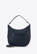Faux leather studded hobo bag, navy blue, 96-4Y-626-0, Photo 2