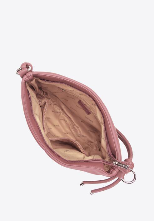 Faux leather hobo bag with knot details, muted pink, 95-4Y-423-3, Photo 4