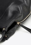Soft leather hobo bag, black, 92-4E-647-Z, Photo 5