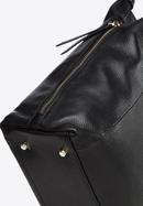 Soft leather hobo bag, black, 92-4E-647-Z, Photo 6