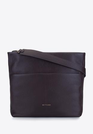 Leather hobo bag, brown, 93-4E-606-4, Photo 1