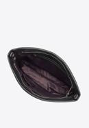Leather hobo bag, black, 93-4E-606-4, Photo 4