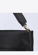 Leather hobo bag, black, 93-4E-606-4, Photo 5