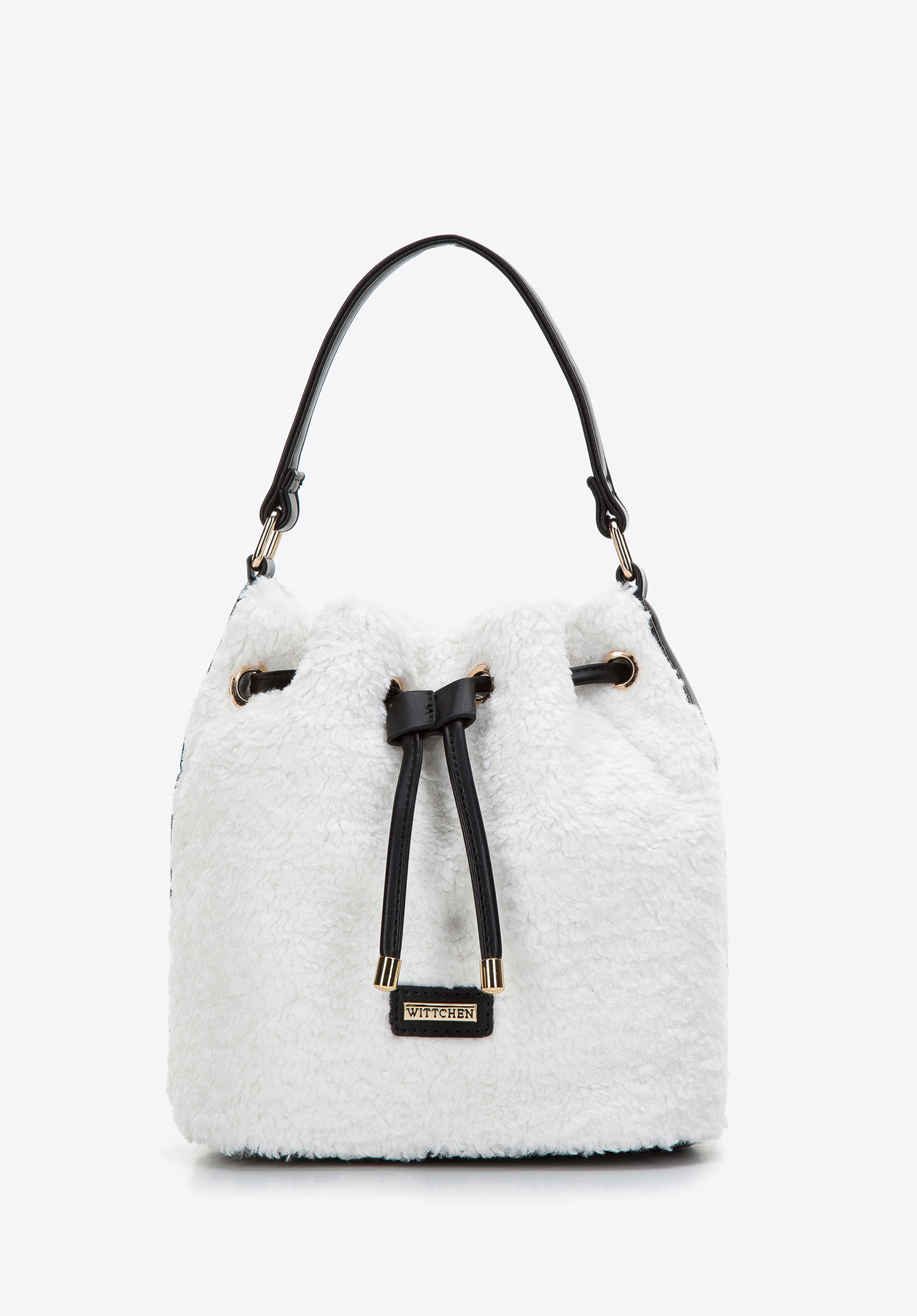 Teddy faux fur bucket bag online