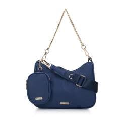 Handbag, navy blue, 95-4Y-039-7, Photo 1