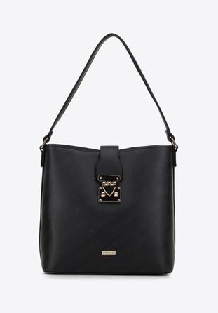 Hobo bag, black, 98-4Y-518-1, Photo 1