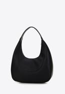 Faux leather hobo bag, black, 98-4Y-601-0, Photo 2
