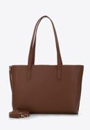 Faux leather shopper bag, brown, 97-4Y-512-4, Photo 3