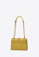 Faux leather flap bag with braided detail, lime, 98-4Y-608-V, Photo 3