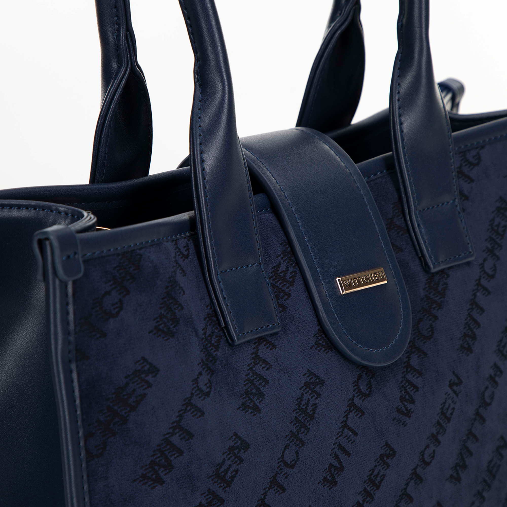 Modrá dámska crossbody kabelka Wittchen s elegantným vzhľadom, Vyberte variant granatová