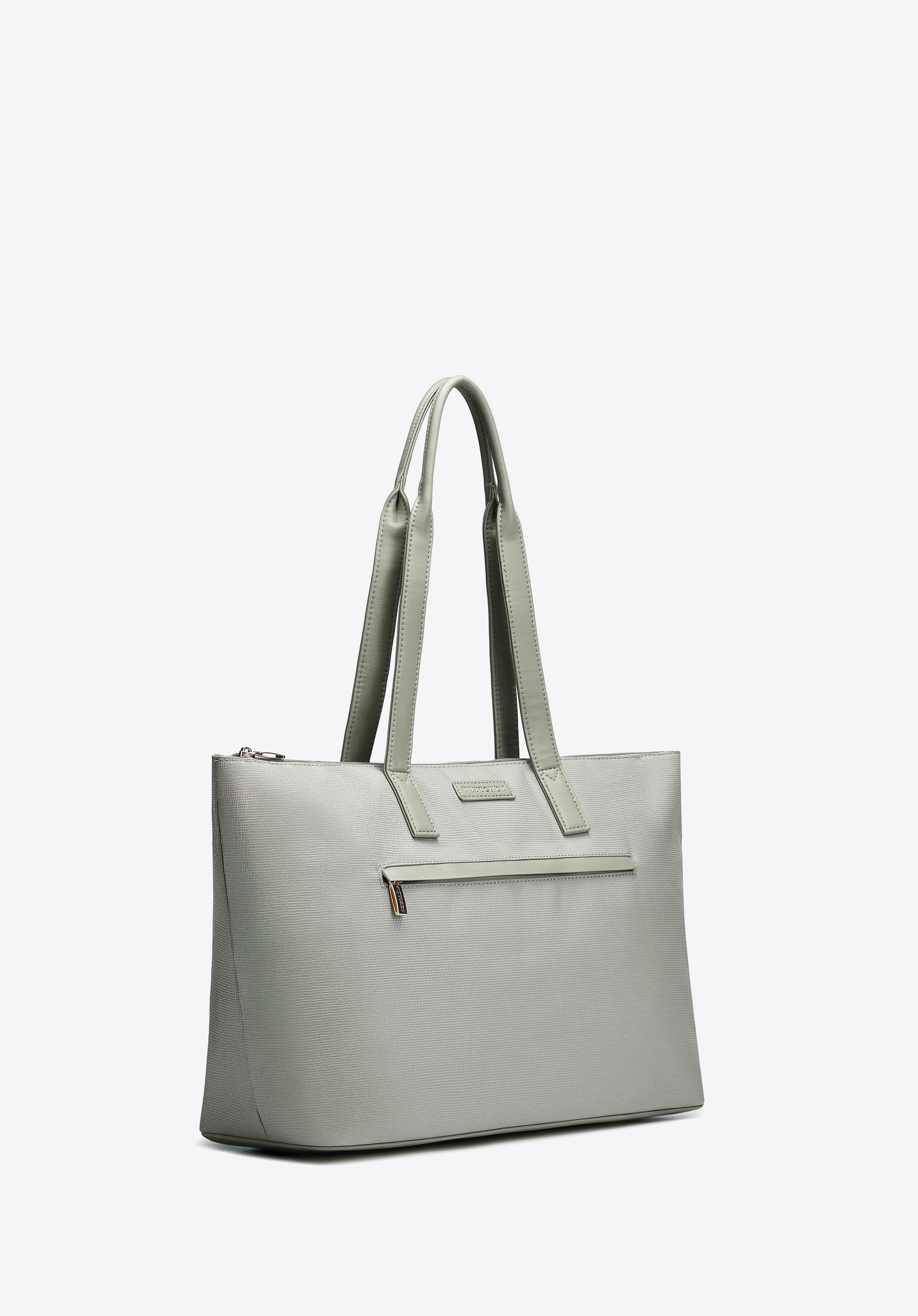 Torebka damska shopper na ramię, szary, 102-4Y-400-8, Zdjęcie 1