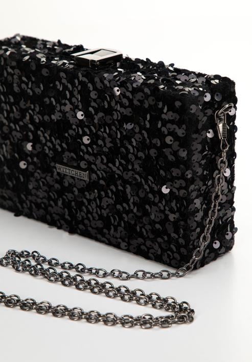 Women's decorative bag, black, 98-4Y-025-1, Photo 5