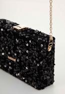 Women's decorative bag, black-gold, 98-4Y-025-1G, Photo 5