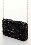 Women's decorative bag, black-gold, 98-4Y-025-1G, Photo 6