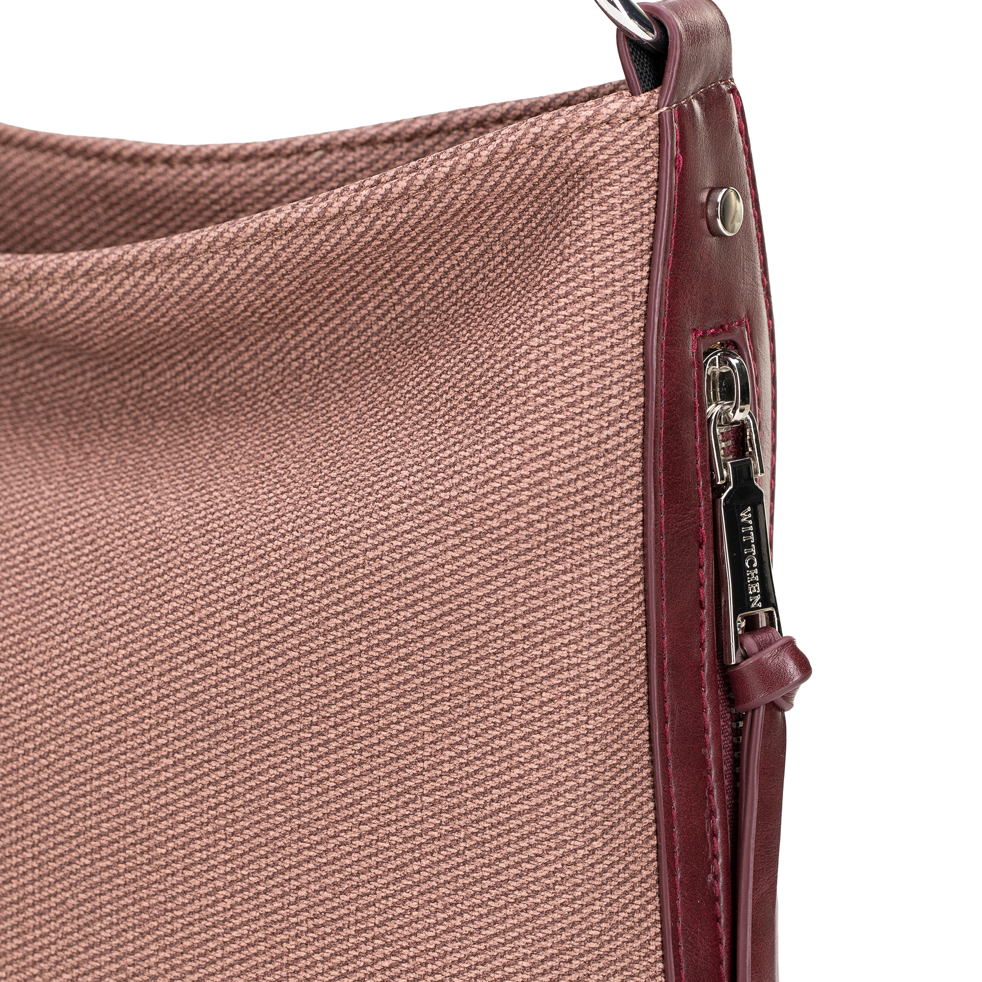 Bordová dámska shopper kabelka Wittchen s elegantným vzhľadom, Vyberte variant bordová