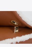 Handbag, brown-white, 93-4Y-505-5, Photo 4