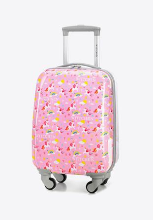 Children's patterned suitcase, pink, 56-3K-007-TR-U, Photo 1