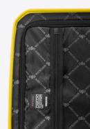 Średnia walizka z polipropylenu w tłoczone paski, żółty, 56-3T-142-B-85, Zdjęcie 8