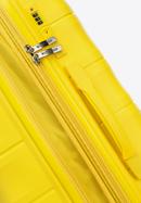 Duża walizka z polipropylenu w tłoczone paski, żółty, 56-3T-143-B-50, Zdjęcie 9